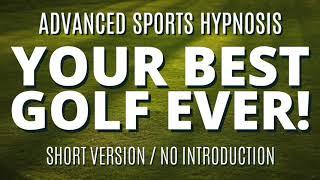 Golf Hypnosis & Guided Meditation: Hypnosis for golf to play better / dark screen experience