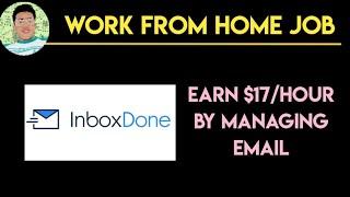 How to earn $17/hour by Managing Email | Work from home Job for beginner