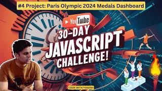 #4 JavaScript project: Paris Olympic 2024 Medals live Dashboard