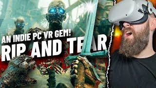 This BRUTAL NEW PC VR GAME really SUPRISED me! // Quest 2 PC VR Gameplay