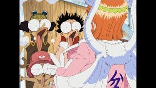 Bon Clay turns into the Straw Hats Eng Dub