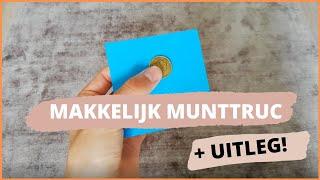 MAKKELIJKE GOOCHELTRUC Met Een MUNTJE// MUNTTRUC MET UITLEG// GOOCHELEN MET GELD