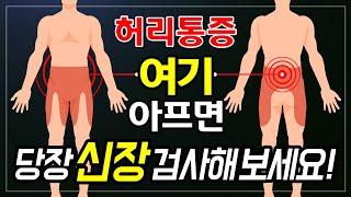 허리통증 없애는 방법 #8 신장병으로 허리가 아픈 경우 좋아지는 방법 | 힐링가이드 제오 | 신장병, 허리통증, 허리연관통