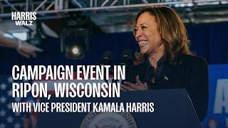 VP Kamala Harris and Congresswoman Liz Cheney Live from Ripon Event | Harris-Walz 2024