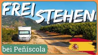 Hier ist freistehen in Spanien noch möglich (mit Wohnmobil bei Peñíscola)