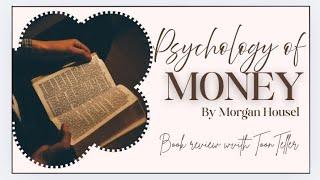   Psychology of Money  | Book review| #bookrecommendations #books #bookreview