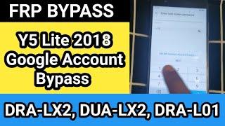 Huawei Y5 lite 2018 Google Account Bypass without Pc 2021 / Remove Frp Huawei Y5 DRA-LX2