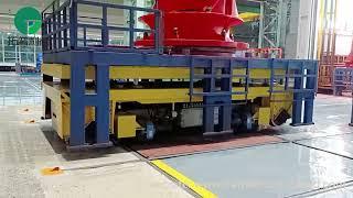 Vertical And Horizontal Moving Cart/Hydraulic Lifting Trolley On Cross Rail