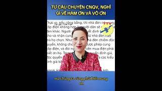  Nghĩ về hàm ân và vô ơn. Ai vô ơn nhất ?