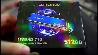 SSD NVME ADATA LEGEND 710 - Lenovo Gaming 3 UPGRADE