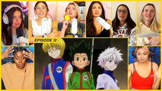 [GIRLS REACT] Gon's team Clears 3rd Test | Hunter x Hunter Ep 12 Girl Reaction Mashup