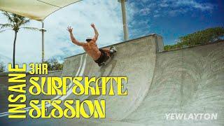 3HR SURFSKATE SESSION! | SMOOTHSTAR SURFSKATES