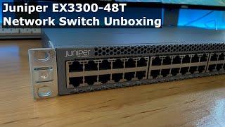 Juniper EX3300-48T Network Switch Unboxing