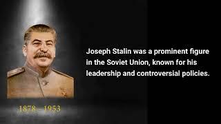 The Dark Side of Stalin: Examining His Brutal Repression and Purges. Biography and Quotes