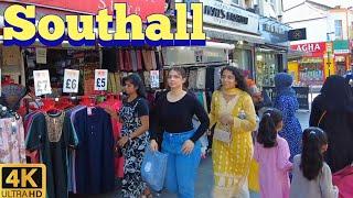 London SOUTHALL Walking Tour  | The INDIA of West London [4K]