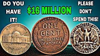 Don’t Spend These Coins Rare Wheat Pennies, Jefferson Nickels & Washington Quarters Worth Big Money!