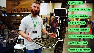 Lightest Hang On Tree Stand  EVER! | 4.8LBS! | Mobile Hunter EXPO Debut!