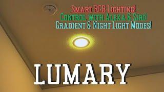 Lumary RGB Smart Recessed Lighting Review | Gradient Accent, Night Light, Wi-Fi Control