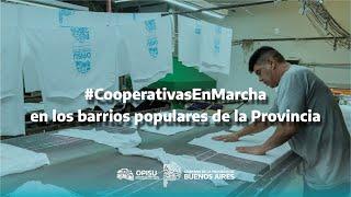 #CooperativasEnMarcha en los barrios populares de la Provincia