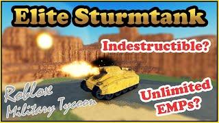 Elite Sturmtank, How To Destroy This Almost Indestructible Tank? Military Tycoon Roblox