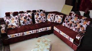 Latest Model Velvet Sofa set Design in Popular Furniture Y.P.R Bengaluru