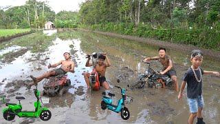 OFFR0AD PAKE MOTOR TRAIL, ARV DAN SEPEDA LISTRIK DI TANAH BERLUMPUR