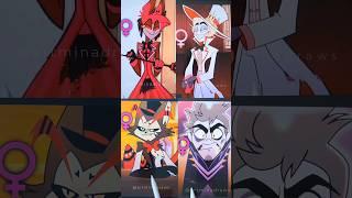 Which gender swap in Hazbin Hotel do you like the best? #hazbinhotel #art #alastor #drawing #crafts