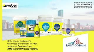 COMPLETE FOUNDATION TO ROOF WATERPROOFING SOLUTIONS | SAINT-GOBAIN WEBER INDIA