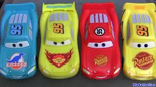 5 Color Changers Cars 2 Raoul Caroule Rusteze Mcqueen Dinoco Bob Cutlass colour water toys