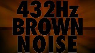 Extra Loud 432Hz Brown Noise for Deep Focus and Concentration | Tinnitus, ADHD, Focus [10 HOURS]