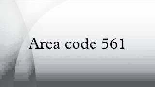 Area code 561