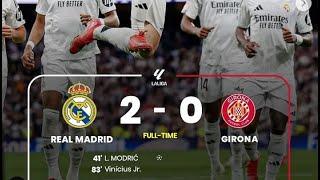 Real Madrid 2-0 GironaMadrid Secures Victory Against Girona, Keeping Pressure on Barcelona