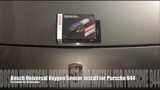 Bosch Universal Oxygen / O2 Sensor Removal and Install for an Early Porsche 944 (California model)