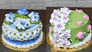 most satisfying cake decorating ideas | Amazing colorful cake decorating