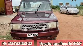 Toyota qualis 2000 model FC 2027 current low price abi cars arcot