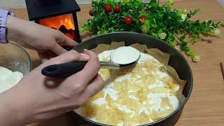 Пирог три стакана  на скорую руку  Соберём за Пару минут