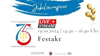 Livestream: Festakt | 75-jähriges Jubiläum Landesverband Bayern