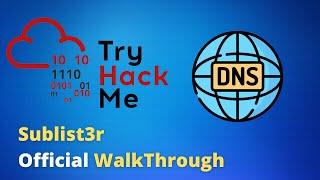 TryHackMe Official Sublist3r Walkthrough | Beginner's Room