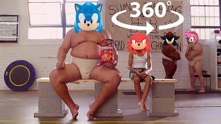 360° VR Sonic & Knuckles I WANT SUMO Doritos Commercial (Parody)