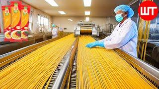 How Spaghetti is Made - Pasta Factory | Food Factory