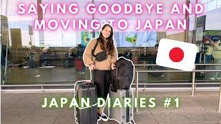 PACKING ALL MY STUFF TO MOVE TO JAPAN ️ | First international flight alone  | Japan Diaries #1