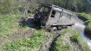 #Пинцгауэр на бездорожье Pinzgauer #off-road покатушки видео #Трофи-лайф Trophy-life КРУТЫЕ застряли