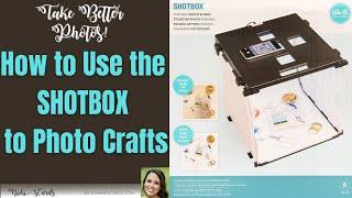 2 Ways to Take Better Photos of Crafts Using the SHOTBOX by We R Memory Keepers #photography