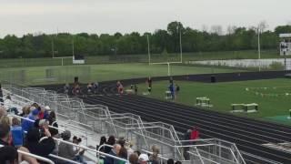 Arianna Mack May 16, 2016 Hancock County Meet 1st Place 200M 27.1