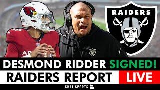 BREAKING NEWS: Raiders Sign Desmond Ridder