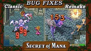 Secret of Mana - Weird/Abusable Glitch Fixes in the Remake