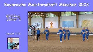 Gilching Junior1 - Squads-J 03 - Bayerische Meisterschaft München 2023