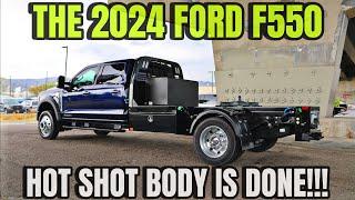 The 2024 Ford F550 Lariat CM HotShot Body With Headache Rack Is Finally Done!