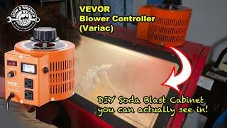 Part 2 DIY Soda Blaster Build you can actually see with this Vevor Variable Transformer (Variac)