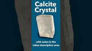 Mineral Calcite Crystal ID'd